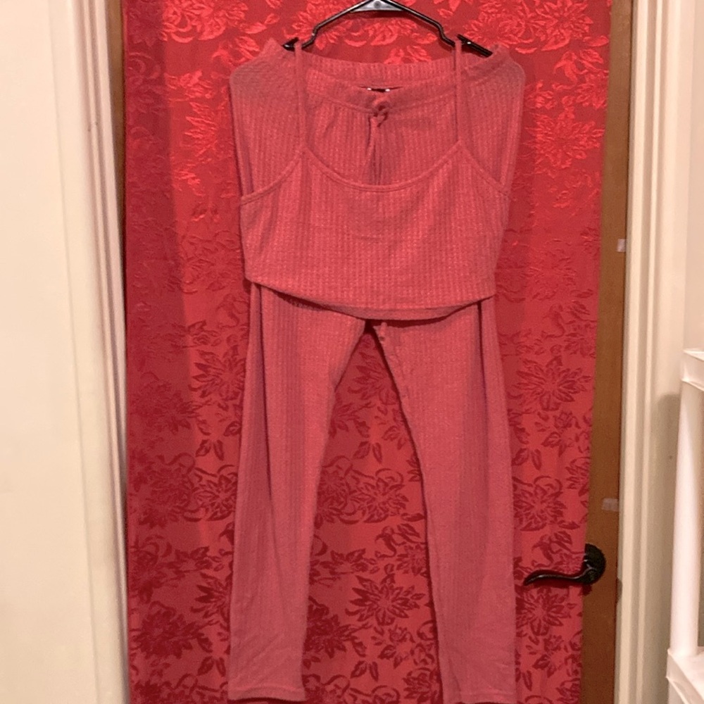 Two Piece Set Dusty Rose In Color! Brand New!